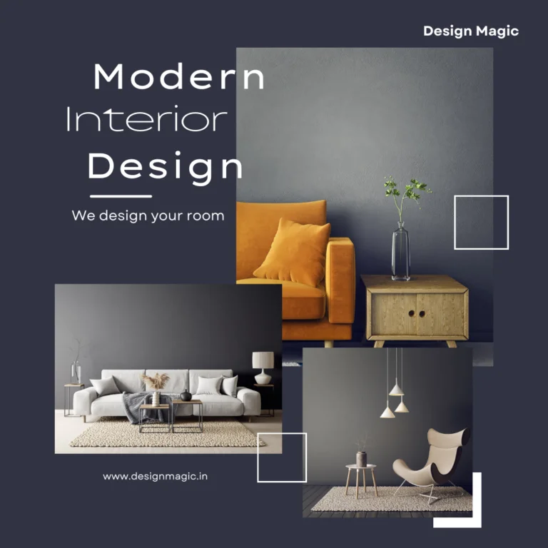 DesignMagic 6 Black Gray Interior Design Modern Promotion Instagram Post
